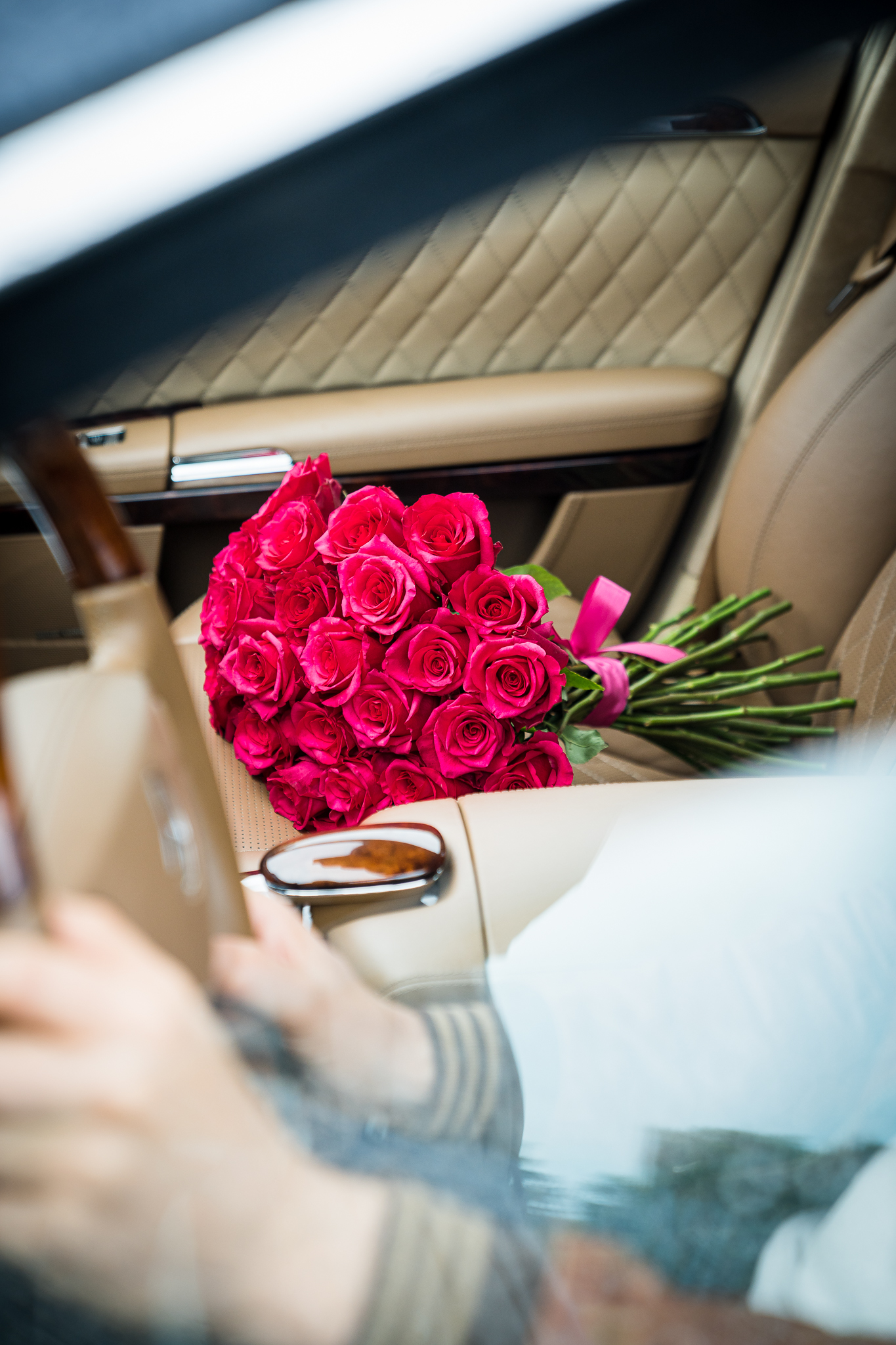 51 Ecuadori fuksiaroosat roosi 70cm - Image 2