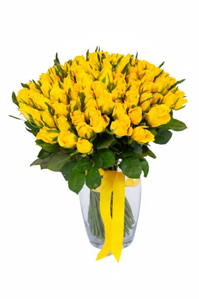 151 kollast roosi 40cm