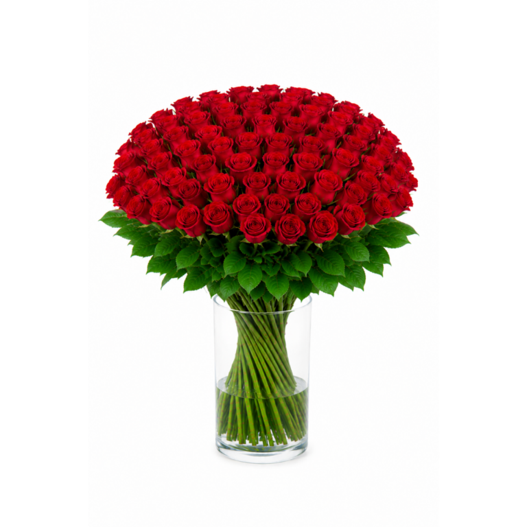 35 punast roosi 50cm